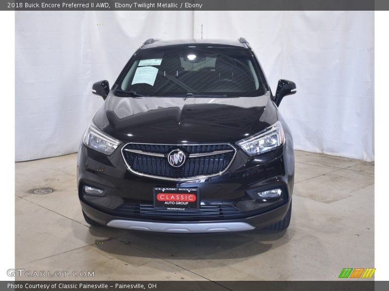 Ebony Twilight Metallic / Ebony 2018 Buick Encore Preferred II AWD