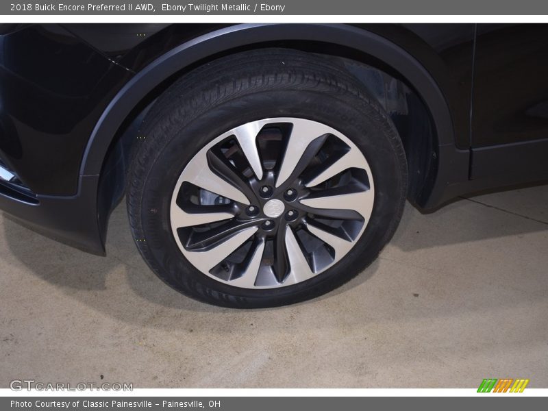 Ebony Twilight Metallic / Ebony 2018 Buick Encore Preferred II AWD