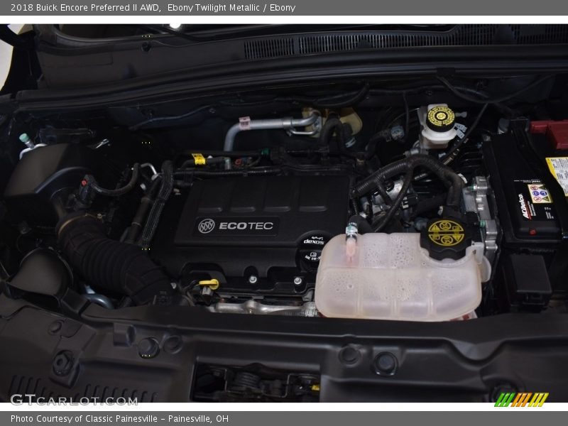 Ebony Twilight Metallic / Ebony 2018 Buick Encore Preferred II AWD