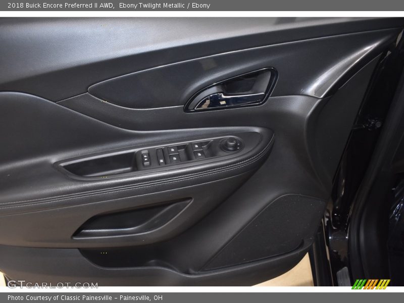 Ebony Twilight Metallic / Ebony 2018 Buick Encore Preferred II AWD