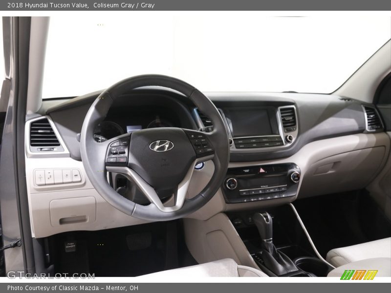 Dashboard of 2018 Tucson Value
