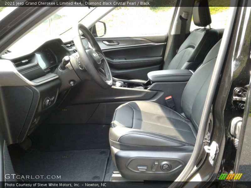 Diamond Black Crystal Pearl / Black 2021 Jeep Grand Cherokee L Limited 4x4