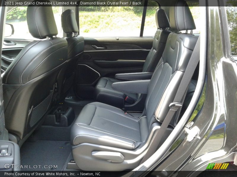 Diamond Black Crystal Pearl / Black 2021 Jeep Grand Cherokee L Limited 4x4