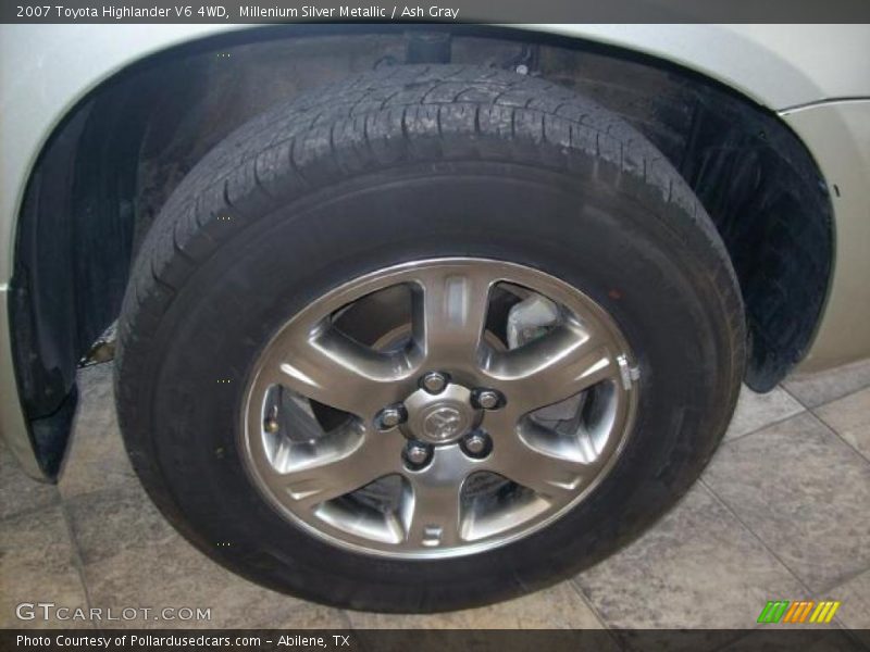 Millenium Silver Metallic / Ash Gray 2007 Toyota Highlander V6 4WD