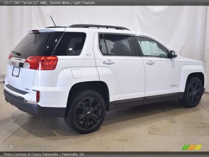 Summit White / Light Titanium 2017 GMC Terrain SLT AWD