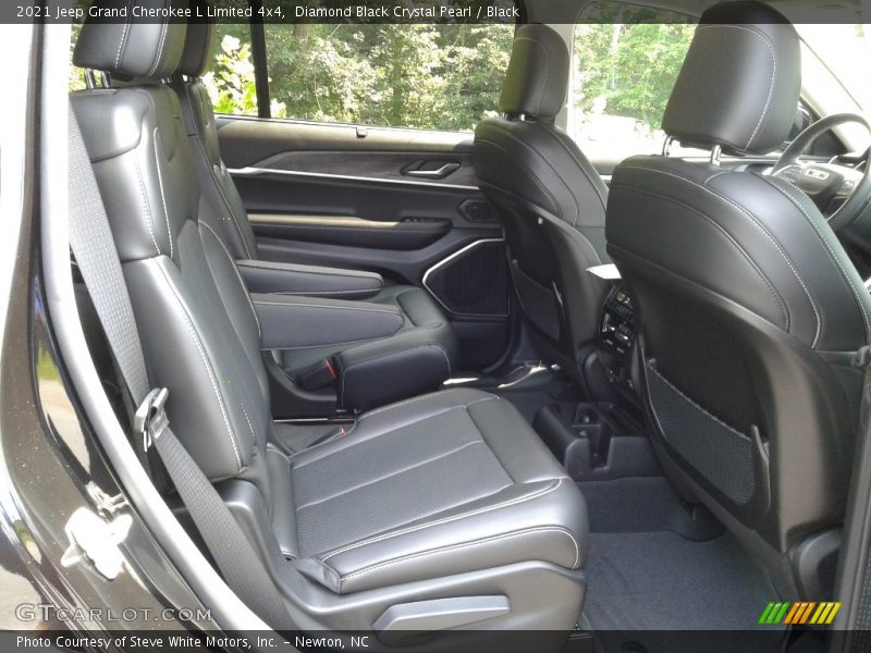 Diamond Black Crystal Pearl / Black 2021 Jeep Grand Cherokee L Limited 4x4