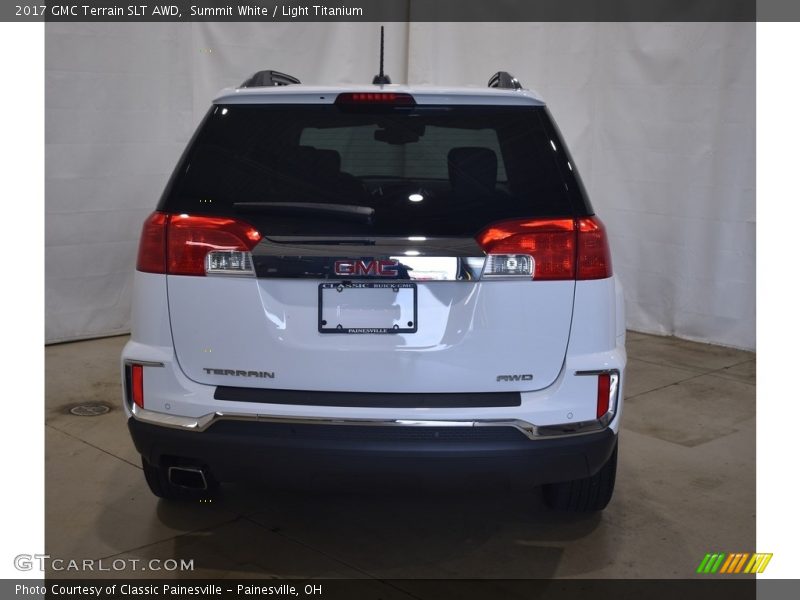 Summit White / Light Titanium 2017 GMC Terrain SLT AWD