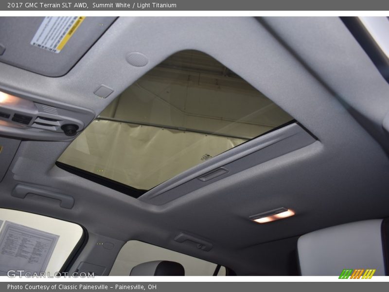 Summit White / Light Titanium 2017 GMC Terrain SLT AWD