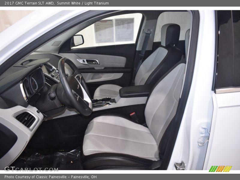 Summit White / Light Titanium 2017 GMC Terrain SLT AWD