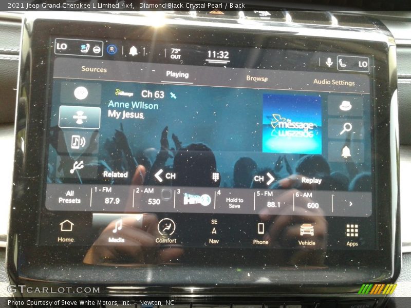 Diamond Black Crystal Pearl / Black 2021 Jeep Grand Cherokee L Limited 4x4