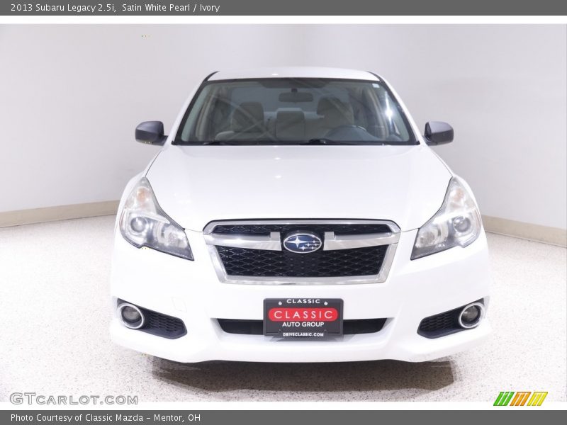 Satin White Pearl / Ivory 2013 Subaru Legacy 2.5i