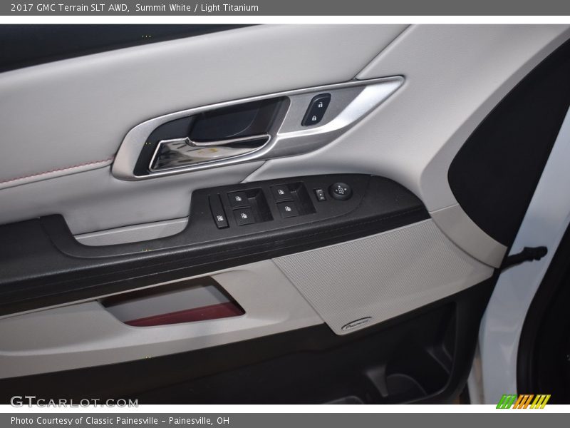 Summit White / Light Titanium 2017 GMC Terrain SLT AWD
