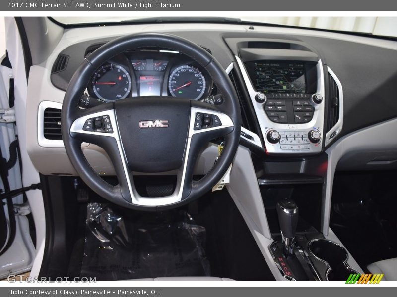 Summit White / Light Titanium 2017 GMC Terrain SLT AWD