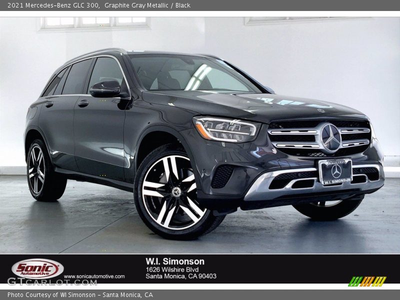 Graphite Gray Metallic / Black 2021 Mercedes-Benz GLC 300
