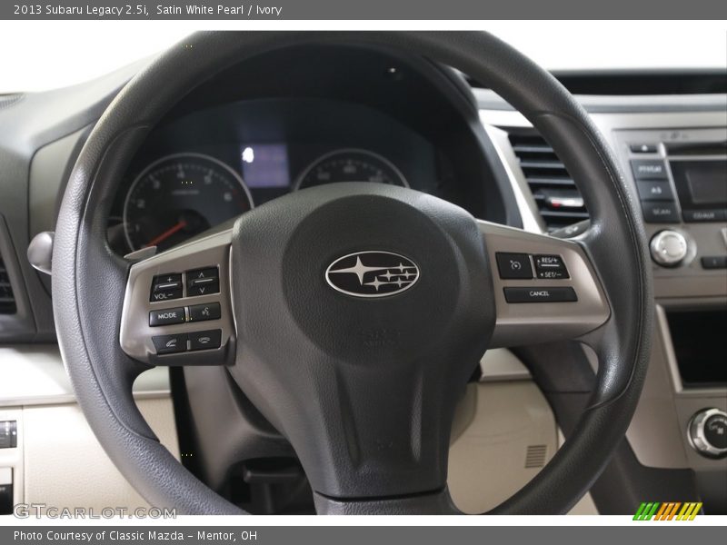Satin White Pearl / Ivory 2013 Subaru Legacy 2.5i