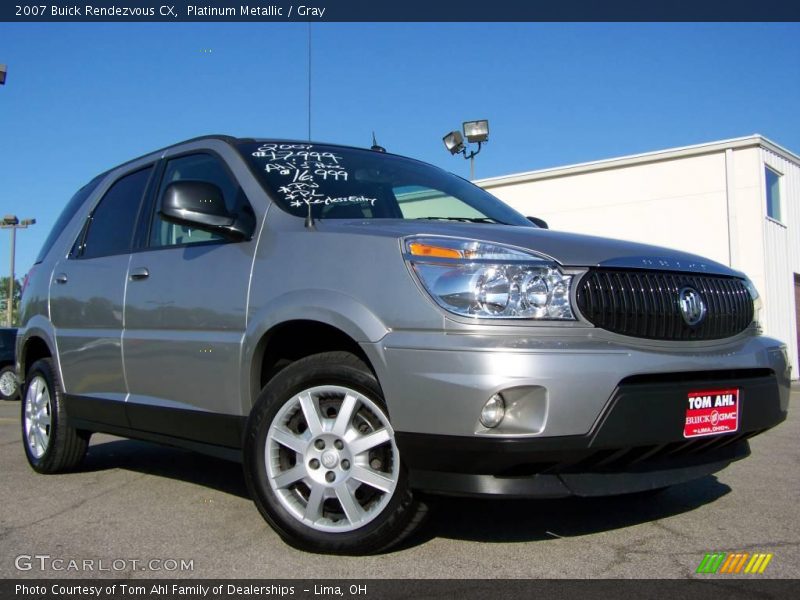 Platinum Metallic / Gray 2007 Buick Rendezvous CX