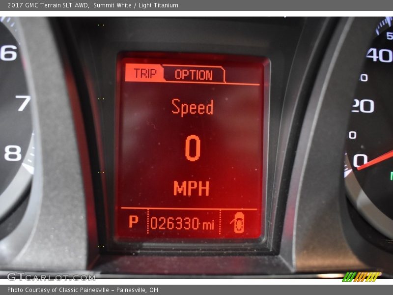 Summit White / Light Titanium 2017 GMC Terrain SLT AWD