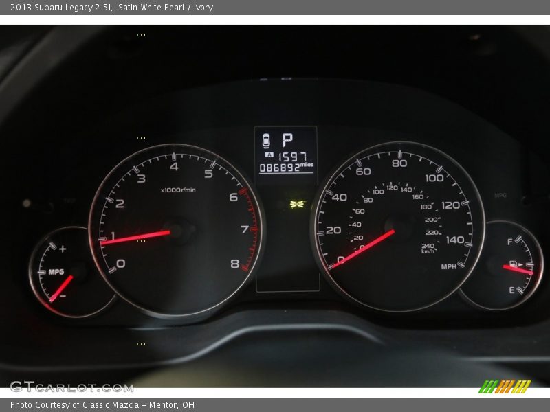 Satin White Pearl / Ivory 2013 Subaru Legacy 2.5i