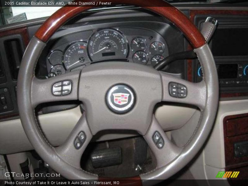 White Diamond / Pewter 2005 Cadillac Escalade ESV AWD