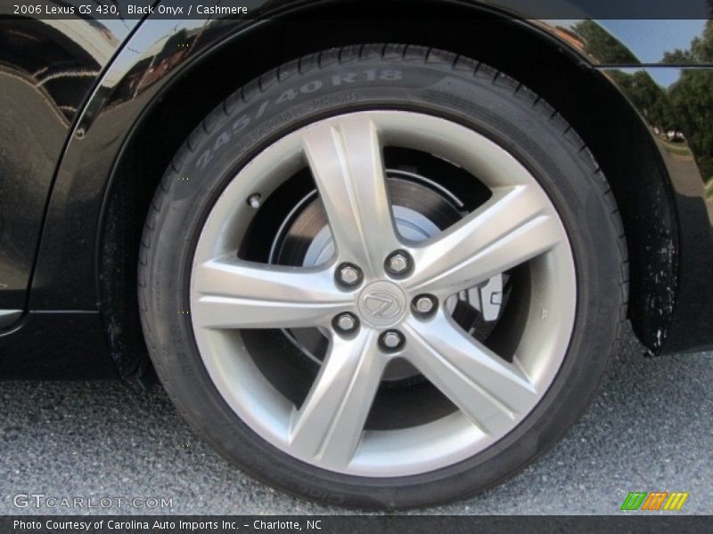 Black Onyx / Cashmere 2006 Lexus GS 430