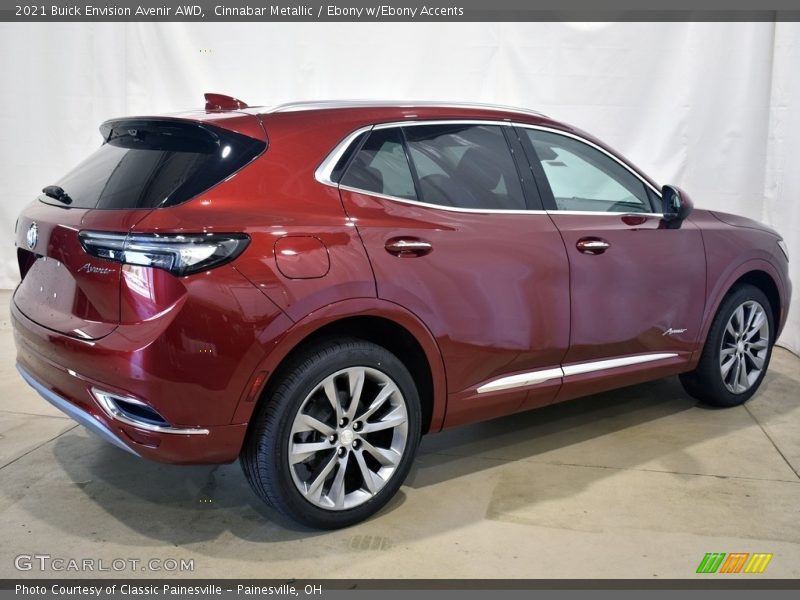 Cinnabar Metallic / Ebony w/Ebony Accents 2021 Buick Envision Avenir AWD