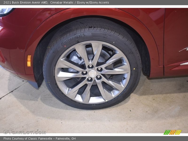 Cinnabar Metallic / Ebony w/Ebony Accents 2021 Buick Envision Avenir AWD