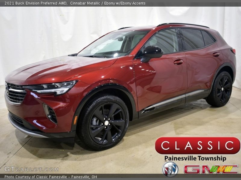 Cinnabar Metallic / Ebony w/Ebony Accents 2021 Buick Envision Preferred AWD
