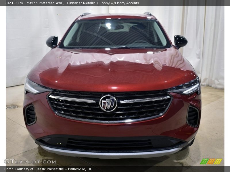 Cinnabar Metallic / Ebony w/Ebony Accents 2021 Buick Envision Preferred AWD