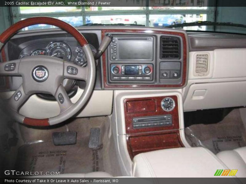 White Diamond / Pewter 2005 Cadillac Escalade ESV AWD