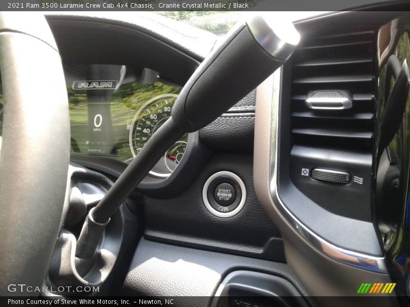 Granite Crystal Metallic / Black 2021 Ram 3500 Laramie Crew Cab 4x4 Chassis