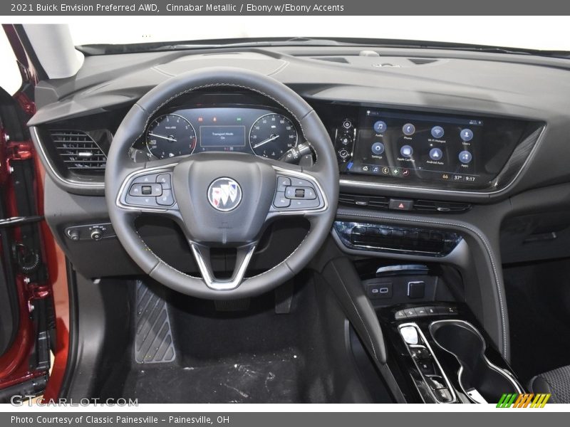 Cinnabar Metallic / Ebony w/Ebony Accents 2021 Buick Envision Preferred AWD