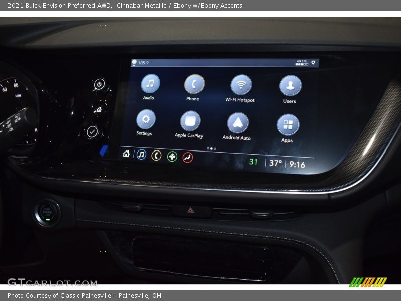 Cinnabar Metallic / Ebony w/Ebony Accents 2021 Buick Envision Preferred AWD