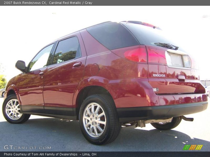 Cardinal Red Metallic / Gray 2007 Buick Rendezvous CX