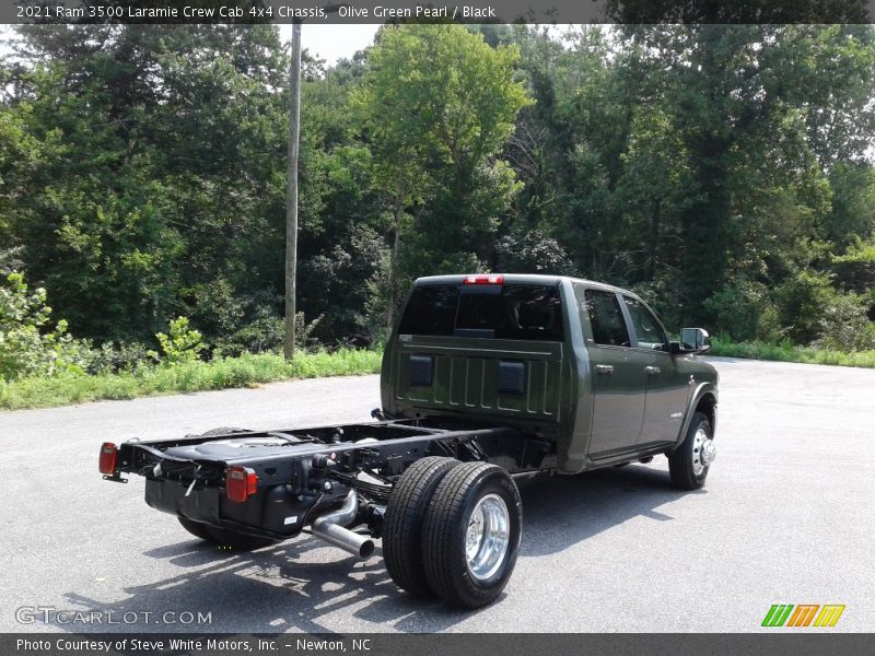 Olive Green Pearl / Black 2021 Ram 3500 Laramie Crew Cab 4x4 Chassis