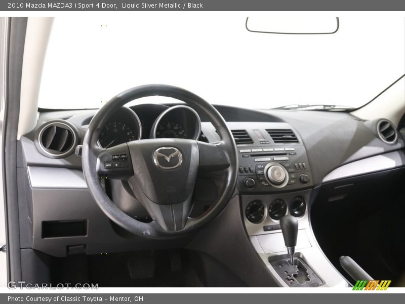 Liquid Silver Metallic / Black 2010 Mazda MAZDA3 i Sport 4 Door
