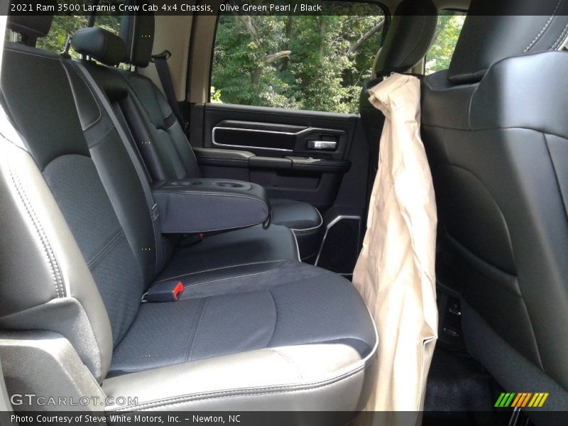 Olive Green Pearl / Black 2021 Ram 3500 Laramie Crew Cab 4x4 Chassis