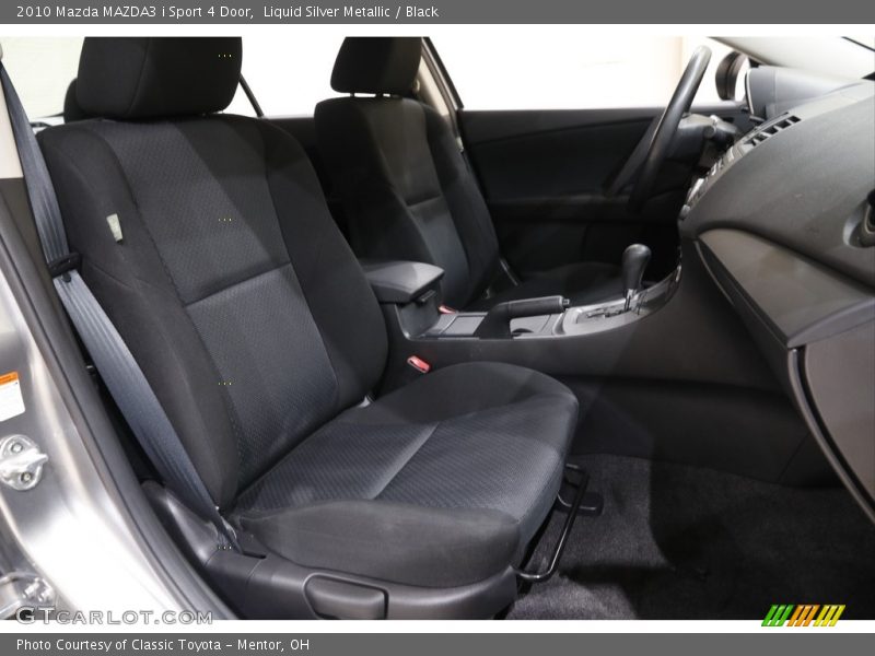 Liquid Silver Metallic / Black 2010 Mazda MAZDA3 i Sport 4 Door
