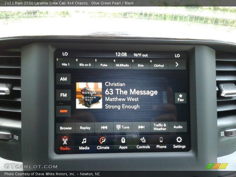 Olive Green Pearl / Black 2021 Ram 3500 Laramie Crew Cab 4x4 Chassis