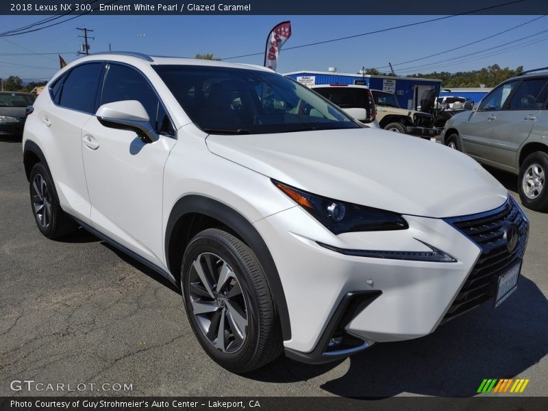 Eminent White Pearl / Glazed Caramel 2018 Lexus NX 300