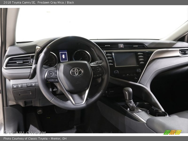 Predawn Gray Mica / Black 2018 Toyota Camry SE