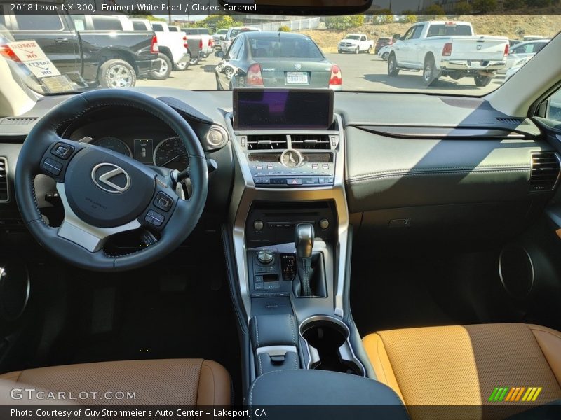 Eminent White Pearl / Glazed Caramel 2018 Lexus NX 300