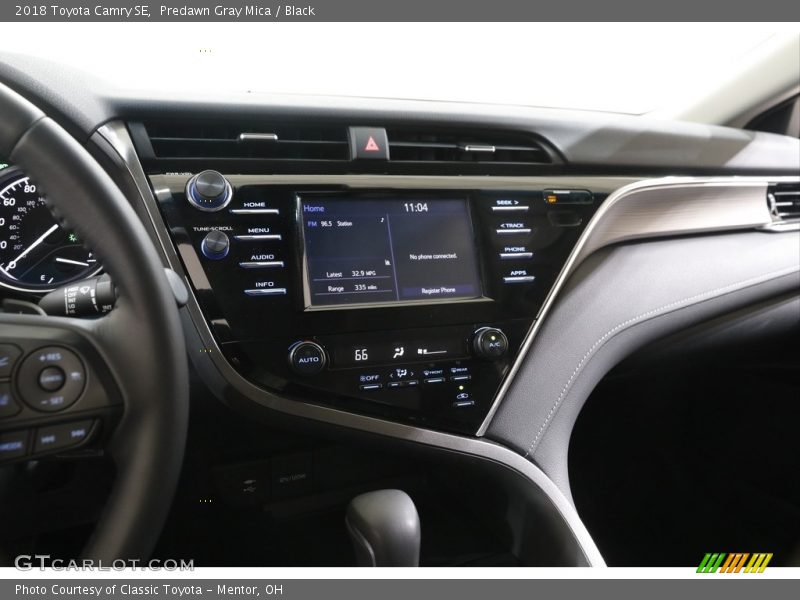 Predawn Gray Mica / Black 2018 Toyota Camry SE