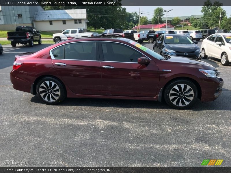 Crimson Pearl / Ivory 2017 Honda Accord Hybrid Touring Sedan