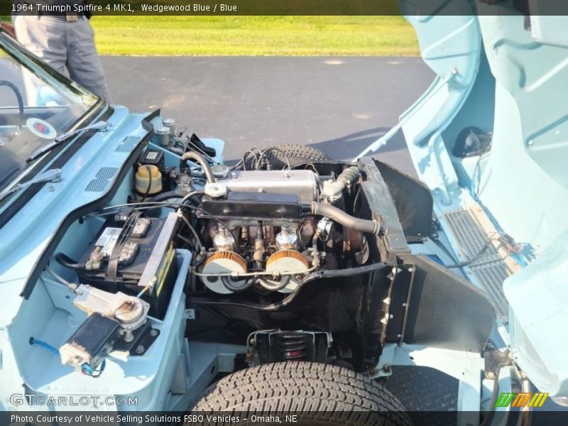  1964 Spitfire 4 MK1 Engine - 1.1 Liter OHV 8-Valve 4 Cylinder