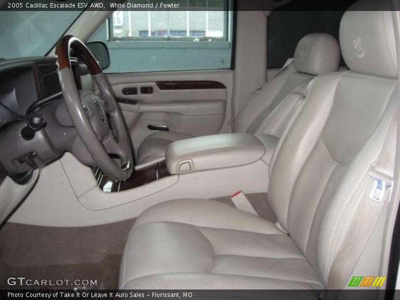 White Diamond / Pewter 2005 Cadillac Escalade ESV AWD