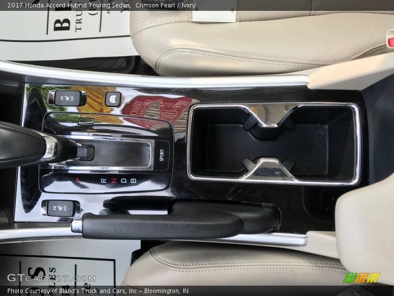 Crimson Pearl / Ivory 2017 Honda Accord Hybrid Touring Sedan