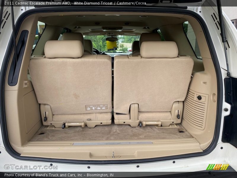 White Diamond Tricoat / Cashmere/Cocoa 2011 Cadillac Escalade Premium AWD