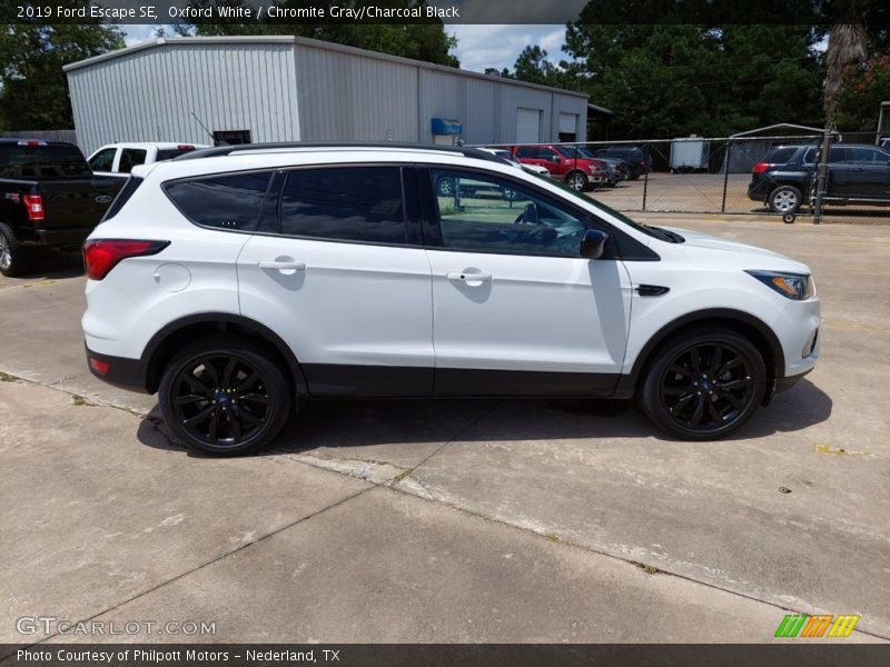 Oxford White / Chromite Gray/Charcoal Black 2019 Ford Escape SE