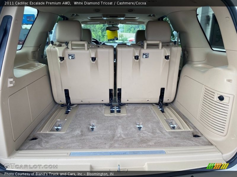 White Diamond Tricoat / Cashmere/Cocoa 2011 Cadillac Escalade Premium AWD