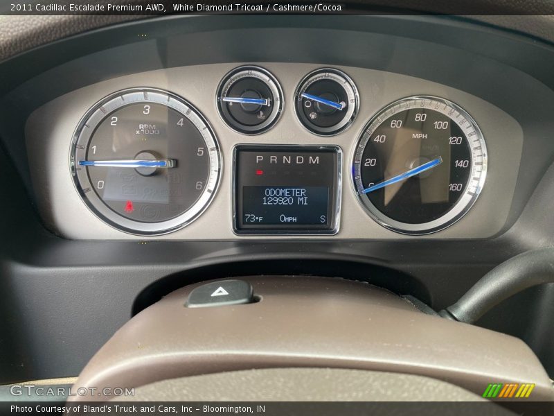 White Diamond Tricoat / Cashmere/Cocoa 2011 Cadillac Escalade Premium AWD